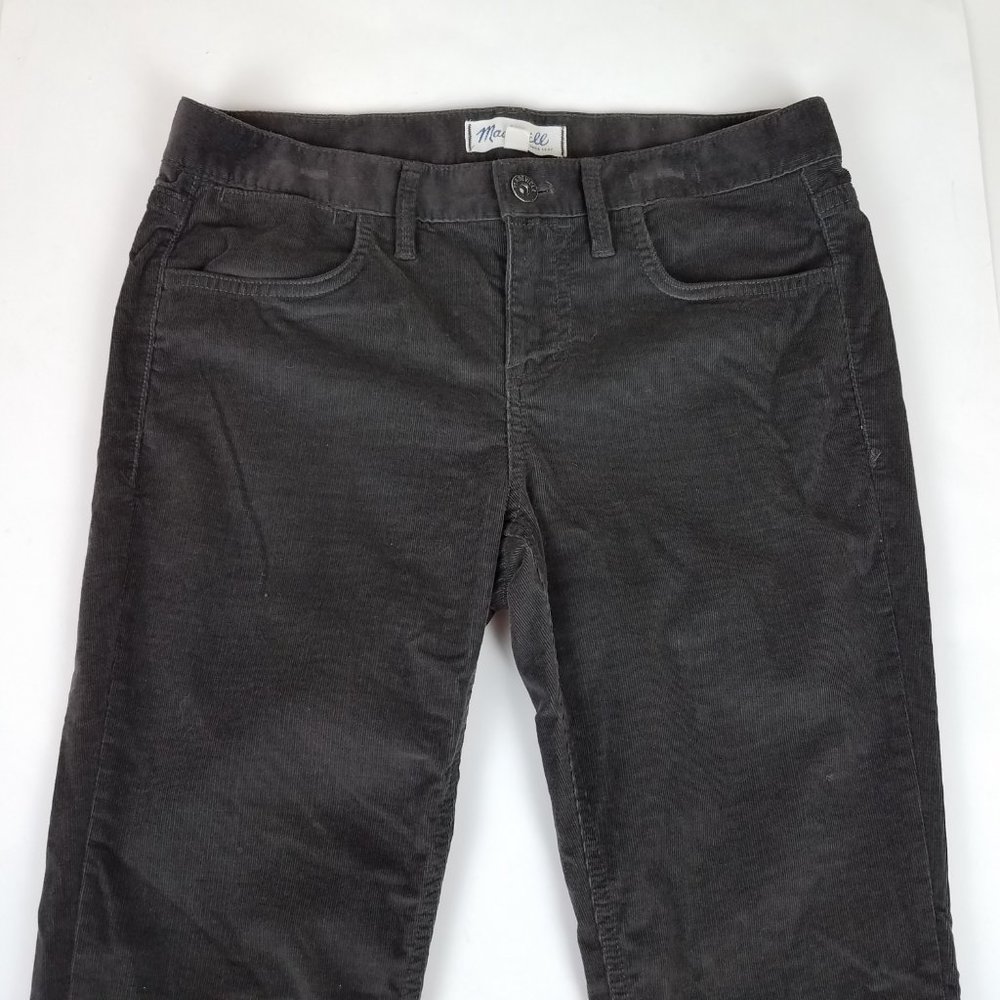 Madewell Gray Corduroy Stretchy Skinny Jeans Womens Size 27 x 32 - Picture 2 of 9